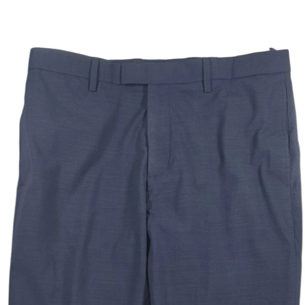 Banana Republic Athletic Tapered Wool Blend Dress Pants Navy 34x30 (26.5) Mens
